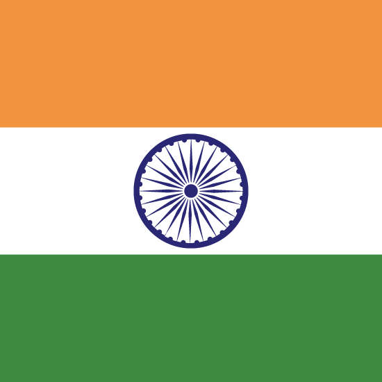 Flagge Indien